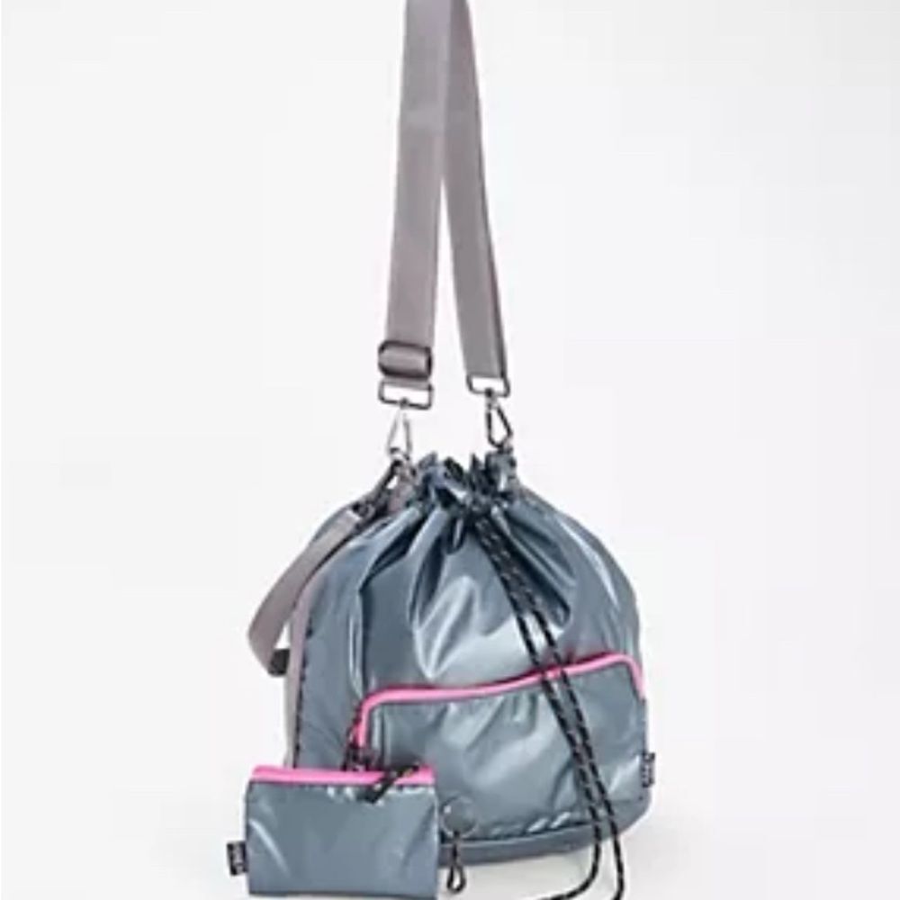 Gray and Pink Women's Andi New York Bag